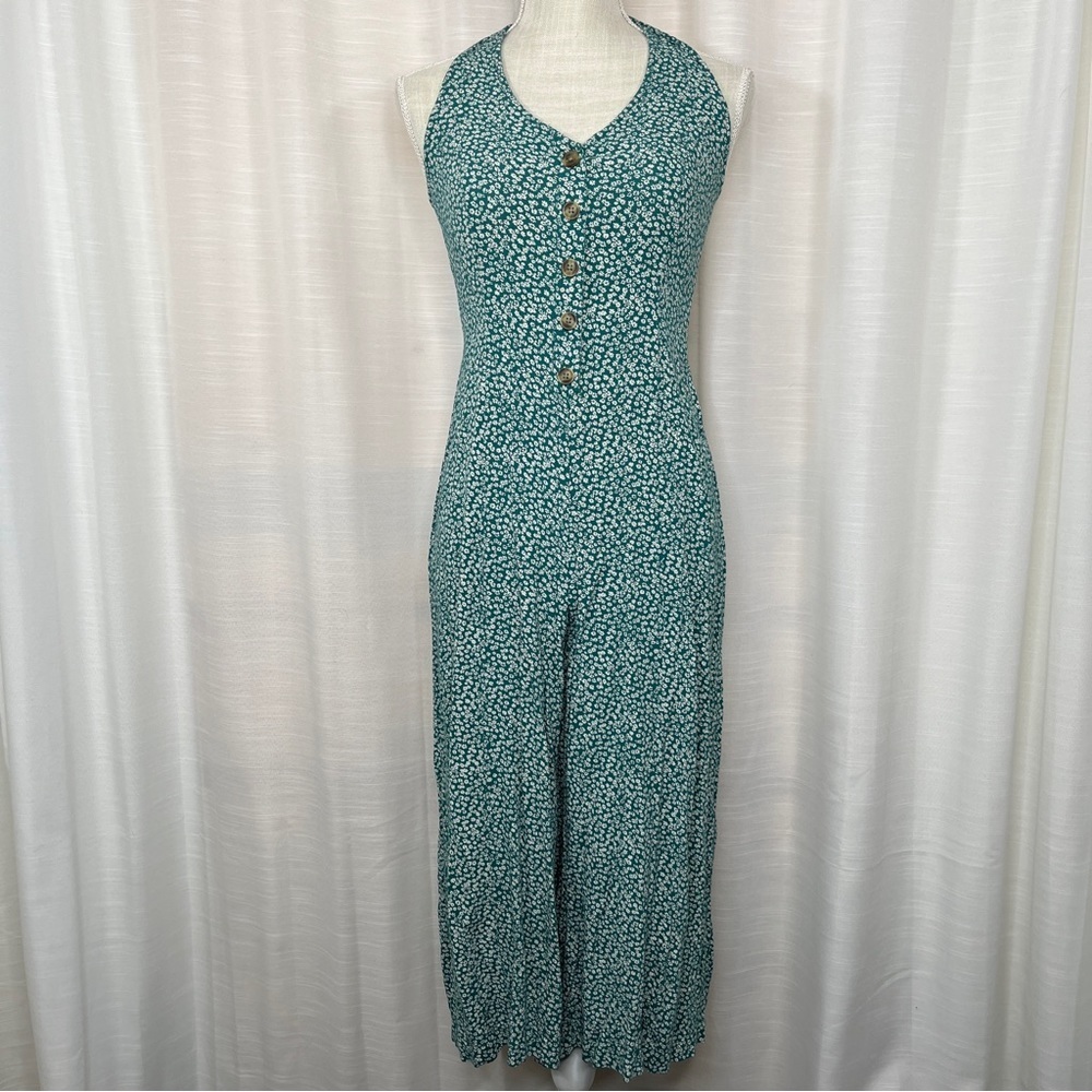 American Eagle halter wide leg jumpsuit